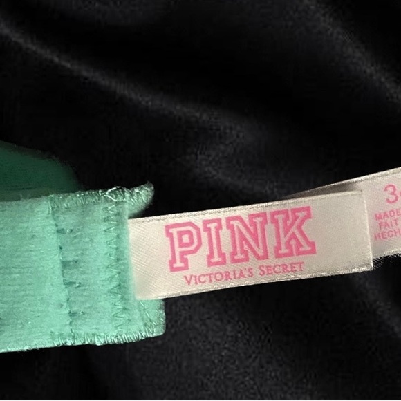 PINK by Victoria’s Secret Green Date Push Up Bra/34C - Picture 3 of 3